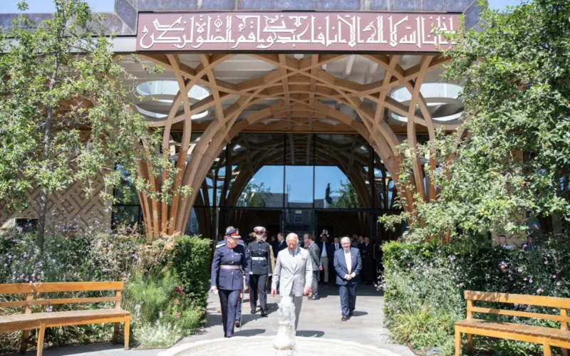 King Charles at Cambridge Central Mosque