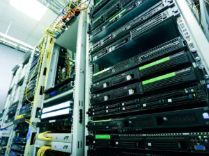 network servers on an enclosure
