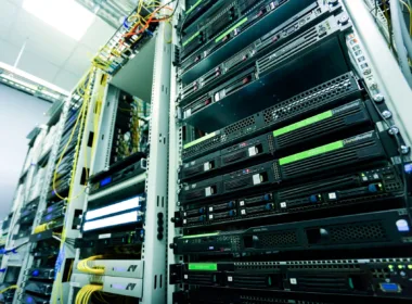 network servers on an enclosure