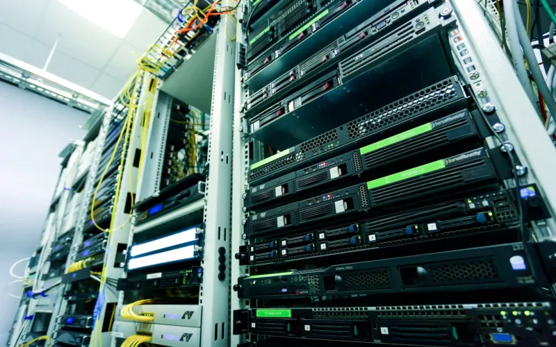 network servers on an enclosure