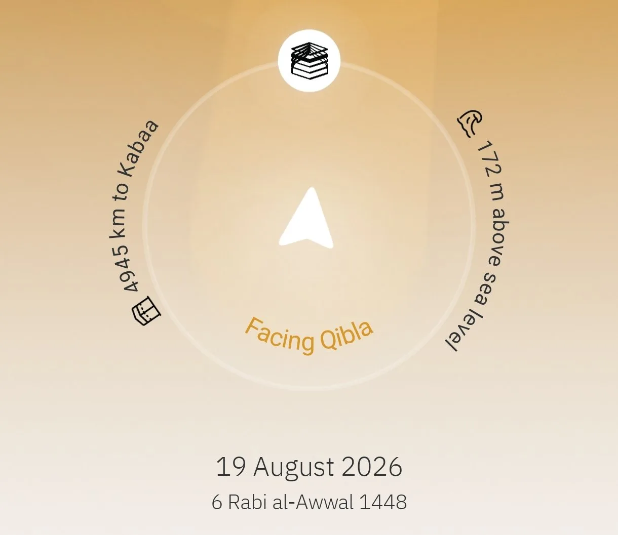 Qibla finder nusuk