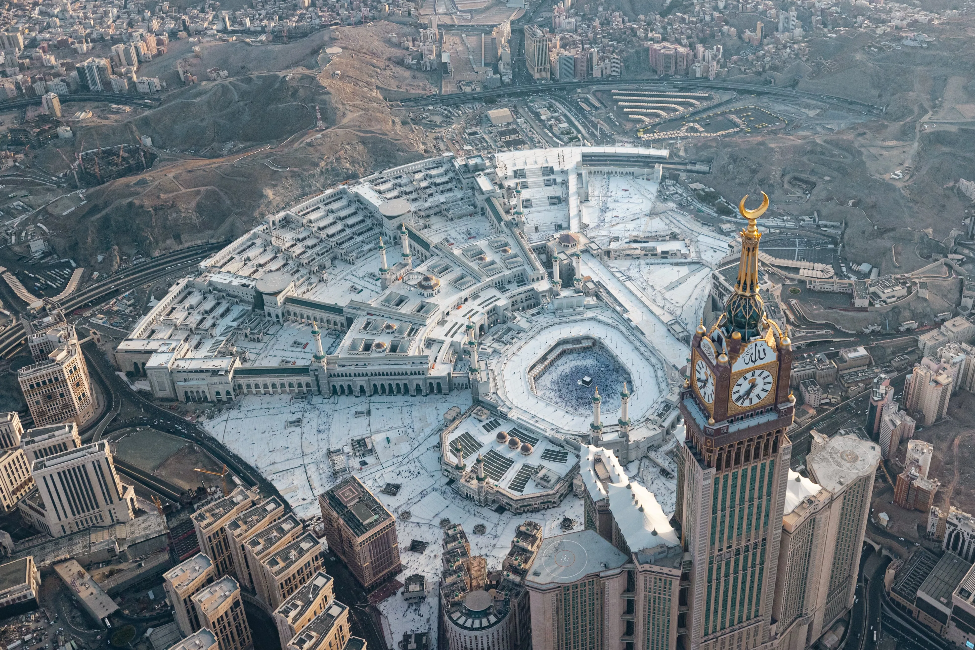 Rooftop of Masjid al Haram
