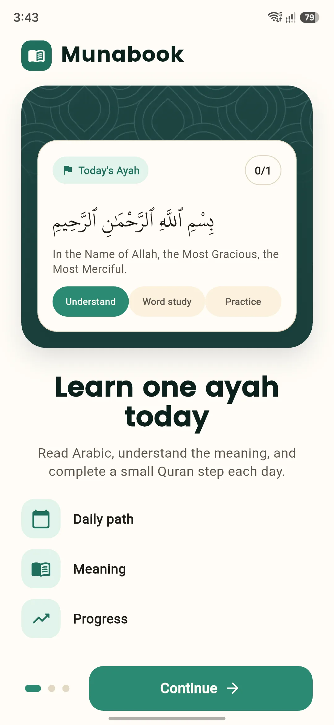 learn one ayah