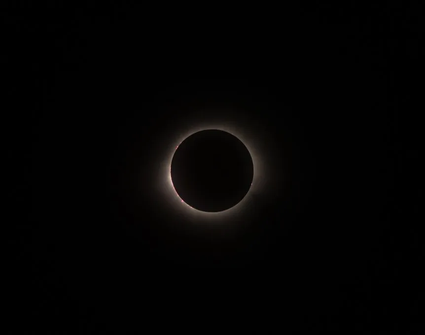 total eclipse of the sun
