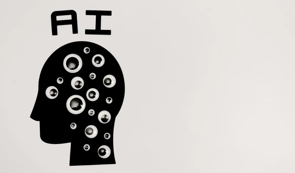 an artificial intelligence illustration on the wall