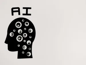 an artificial intelligence illustration on the wall