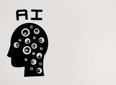 an artificial intelligence illustration on the wall