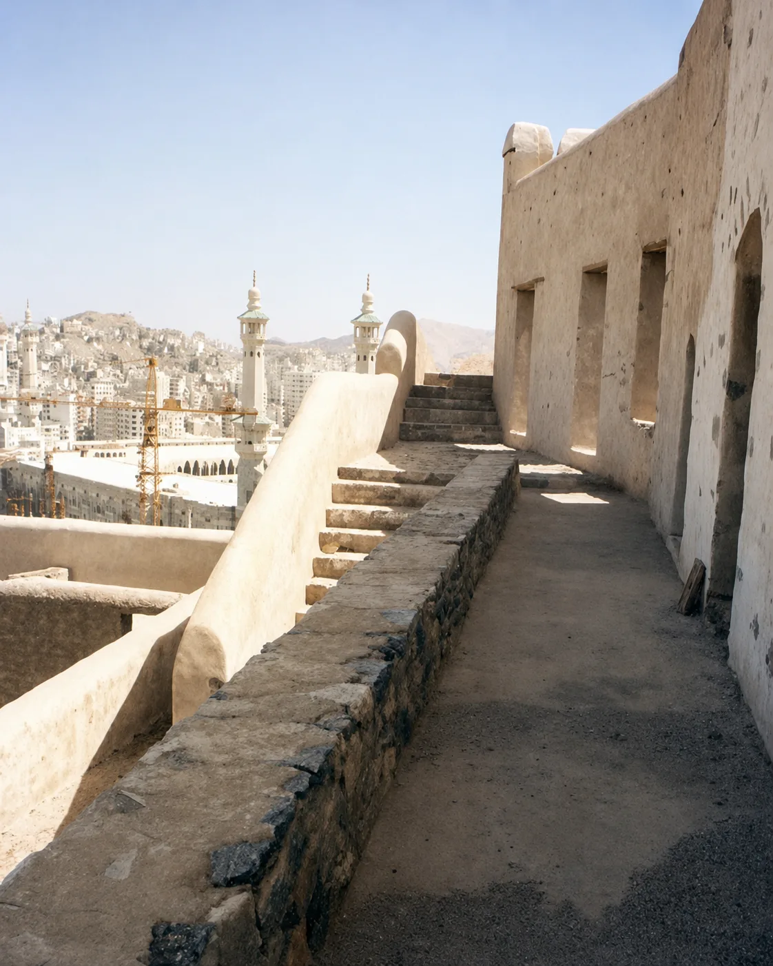 Ajyad Fortress in Makkah stairs