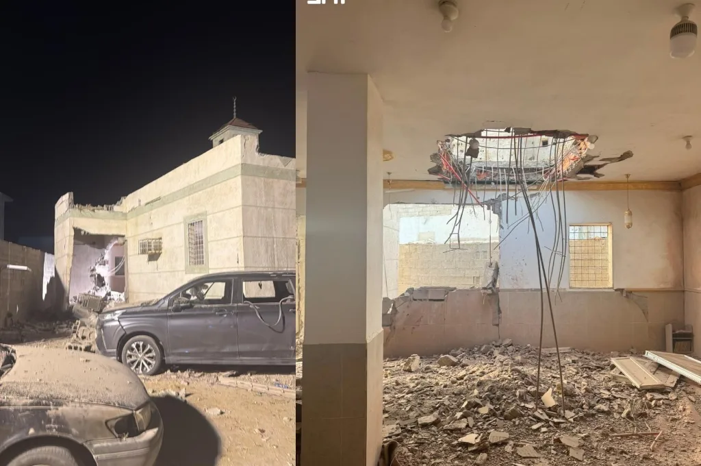 Houthi Strike Damages Mosque in Al Tuwal