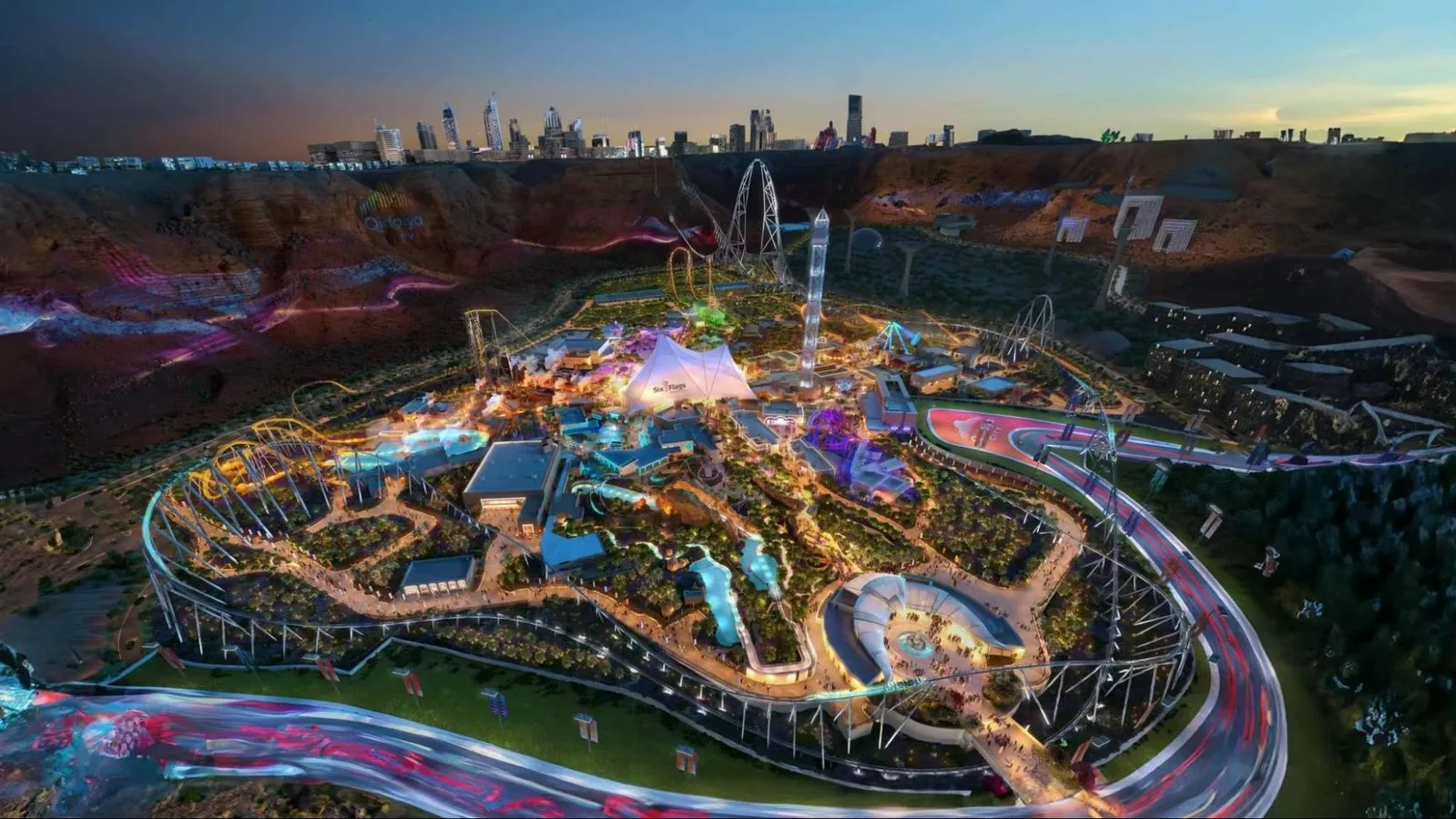 SEVEN Entertainment City Beside King Fahd Central Park