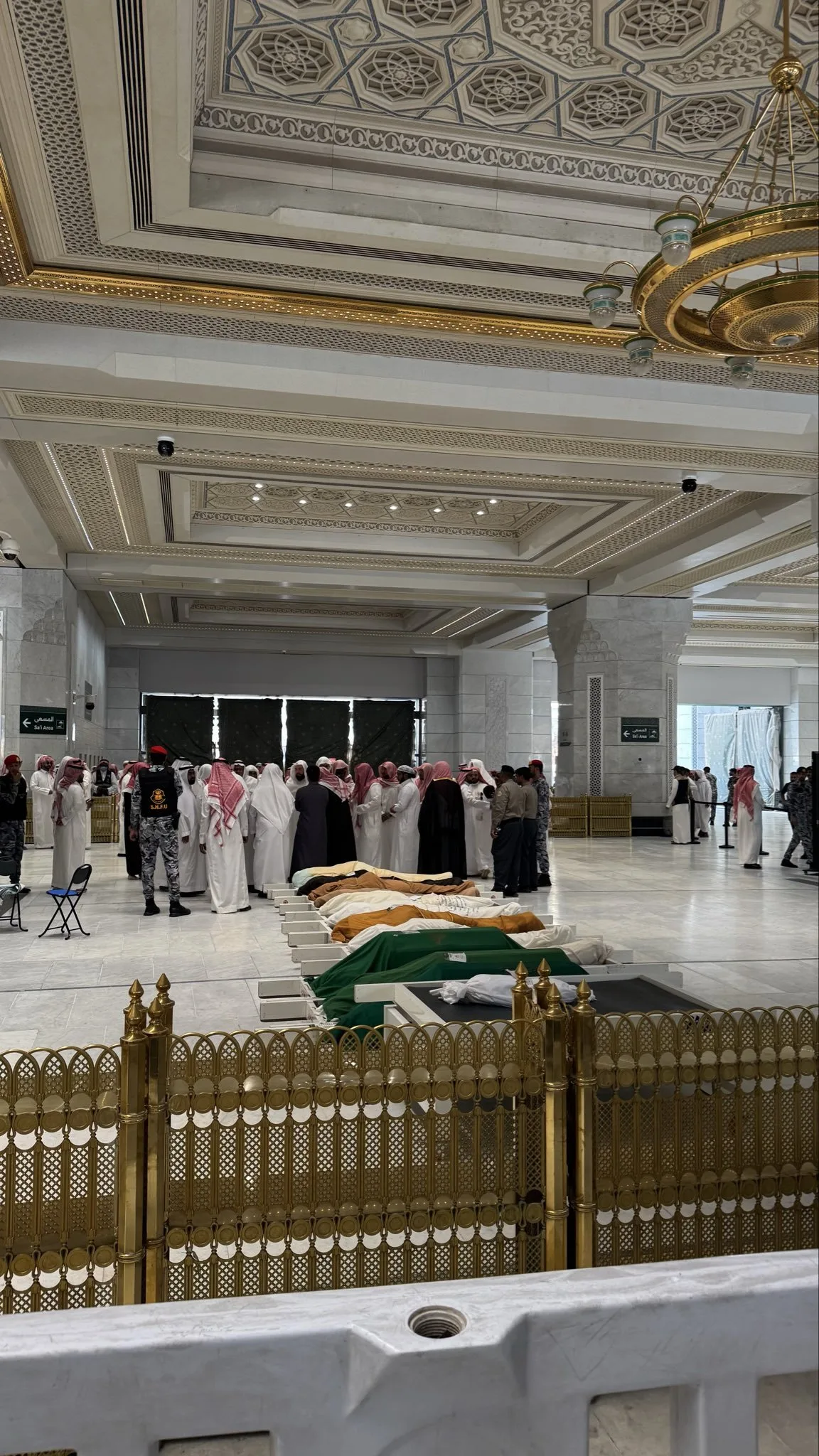 Sheikh Ibrahim Al Madani funeral at masjid al haram