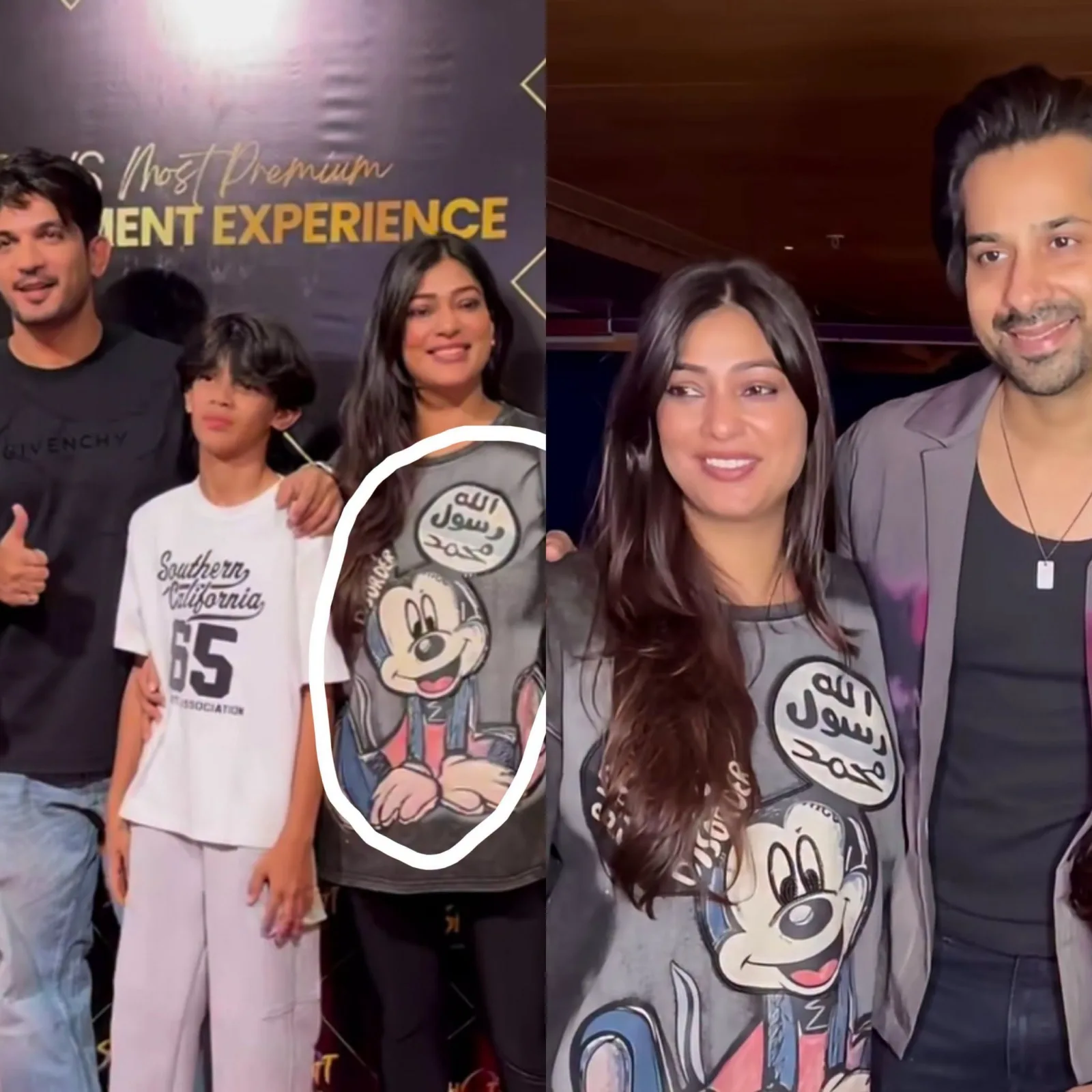 Arjun Bijlani Neha Swami T Shirt Insulting Islam IMAGE 1