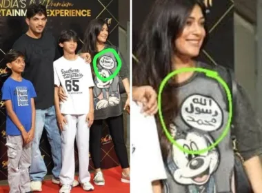 Arjun Bijlani Neha Swami T Shirt Insulting Islam IMAGE 3