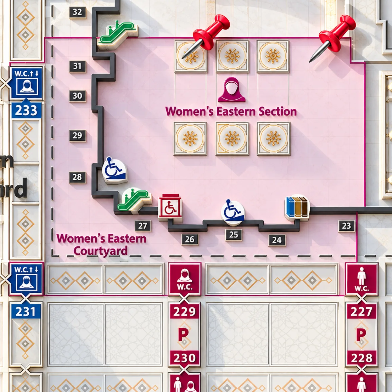Women eastern section masjid an nabawi