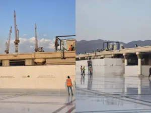 permanent setup itikaaf masjid an nabawi